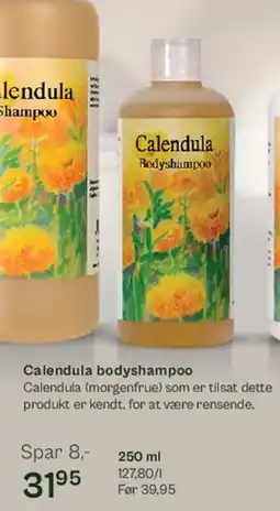 Helsam Calendula bodyshampoo tilbud