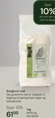 Helsam Sorghum mel tilbud