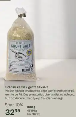 Helsam Fransk keltisk groft havsalt tilbud