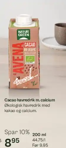 Helsam Cacao havredrik m. calcium tilbud