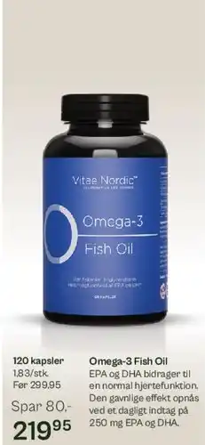 Helsam Omega-3 Fish Oil tilbud