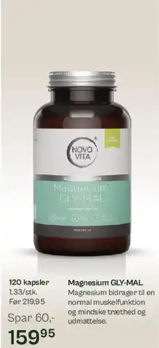Helsam Magnesium GLY-MAL tilbud