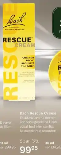 Helsam Bach Rescue Creme tilbud