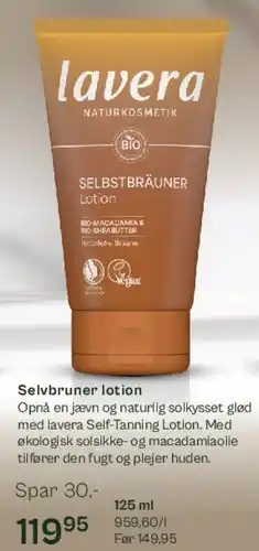 Helsam Selvbruner lotion tilbud