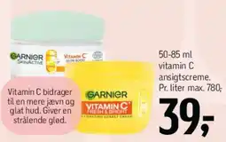 Føtex Garnier Vitamin C ansigtscreme tilbud