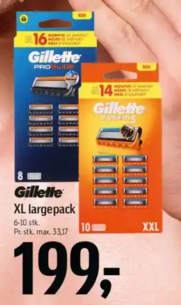 Føtex Gillette XL largepack tilbud