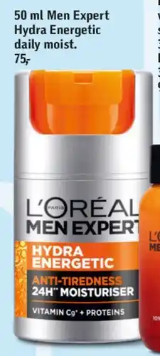Føtex L'Oréal Men Expert Hydra Energetic 24H Moisturiser tilbud