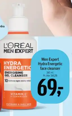 Føtex L'Oréal Men Expert Hydra Energetic (gel cleanser) tilbud