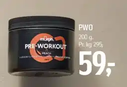 Føtex PWO (Pre-workout) tilbud