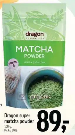 Føtex Super matcha powder tilbud