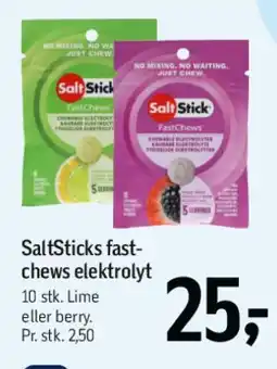 Føtex SaltSticks fast-chews elektrolyt tilbud