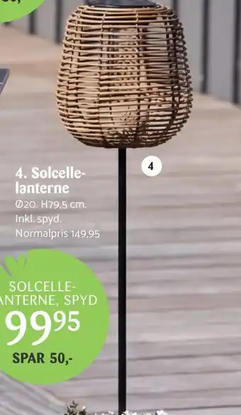 Solcelle- lanterne