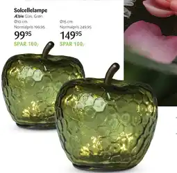 Kop & Kande Solcellelampe Æble tilbud
