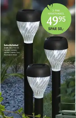 Kop & Kande Solcellefakkel tilbud