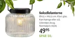 Kop & Kande Solcellelanterne tilbud