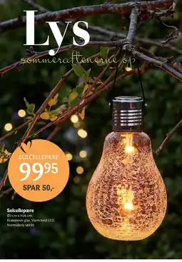 Kop & Kande Solcellepære tilbud