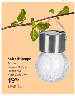 Kop & Kande Solcellelampe tilbud