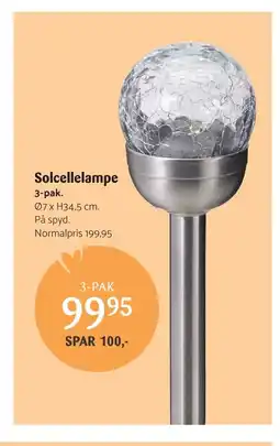 Kop & Kande Solcellelampe tilbud