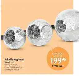 Kop & Kande Solcelle kuglesæt tilbud