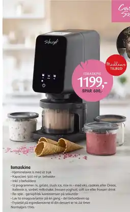 Kop & Kande Ismaskine tilbud