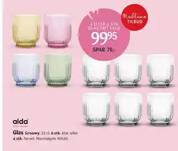 Kop & Kande Glas Groowy tilbud