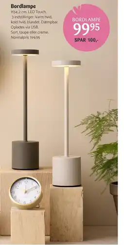 Kop & Kande Bordlampe tilbud