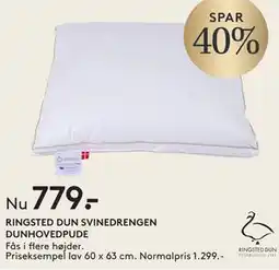 SENG RINGSTED DUN SVINEDRENGEN DUNHOVEDPUDE tilbud