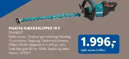 Davidsen MAKITA Hækkeklipper 18 V DUH602Z tilbud