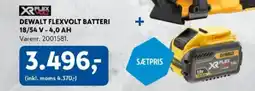 Davidsen DEWALT Flexvolt batteri 18/54 v - 4,0 ah tilbud