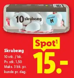 Lidl Skrabeæg (10 stk.) tilbud