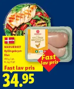 Lidl Kyllingebrystfilet tilbud