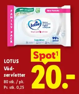 Lidl LOTUS Fugtigt toiletpapir tilbud