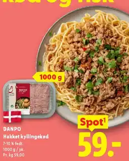 Lidl Hakket kyllingekød tilbud