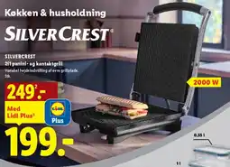 Lidl 2-i-1 panini- og kontaktgrill tilbud
