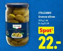 Lidl Grønne oliven tilbud