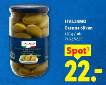 Lidl Grønne oliven tilbud
