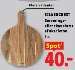 Lidl Serverings- eller skærebræt af akacietræ tilbud