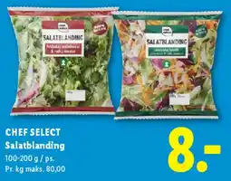 Lidl CHEF SELECT Salatblanding 100-200 g tilbud