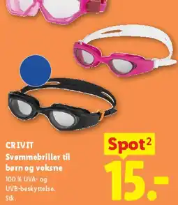 Lidl Svømmebriller til børn og voksne tilbud