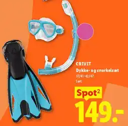 Lidl Dykke- og snorkelsæt tilbud