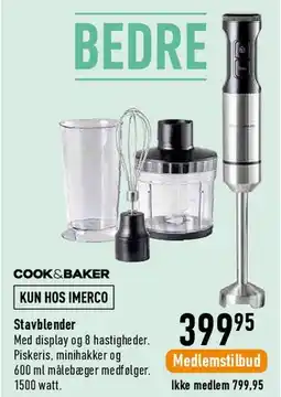 Imerco Stavblender (med display) tilbud