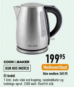Imerco El-kedel (1 L) tilbud