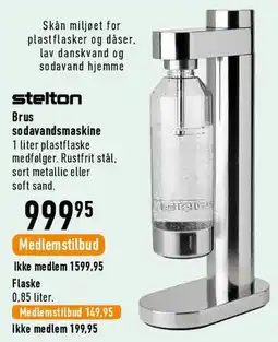 Imerco Stelton Brus sodavandsmaskine tilbud