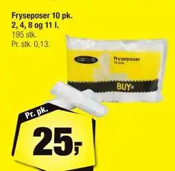 Calle Fryseposer 10 pk. 2, 4, 8 og 11 l tilbud