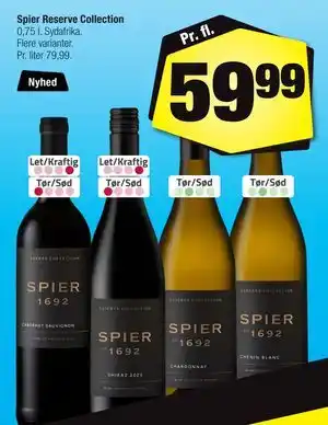 Calle Spier Reserve Collection tilbud