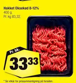 Calle Hakket Oksekød 8-12% tilbud