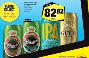Calle Tuborg Classic, Guld el. Brewmaster IPA tilbud