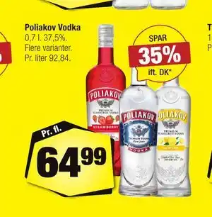 Calle Poliakov Vodka tilbud