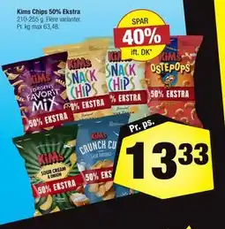 Calle Kims Chips 50% Ekstra tilbud