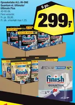 Calle Opvasketabs ALL-IN-ONE Quantum el. Ultimate/ Ultimate Plus tilbud